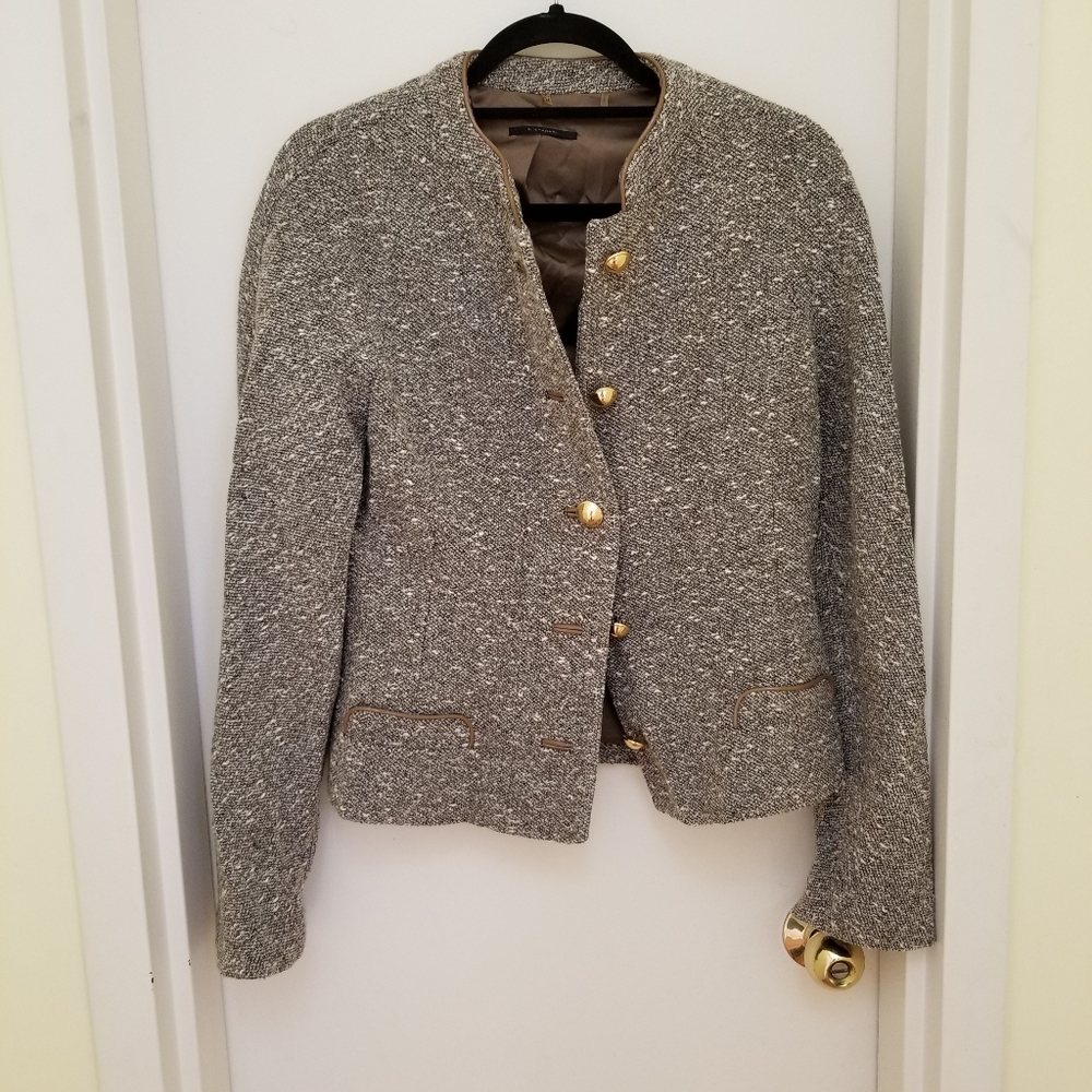 Brown-cream blazer